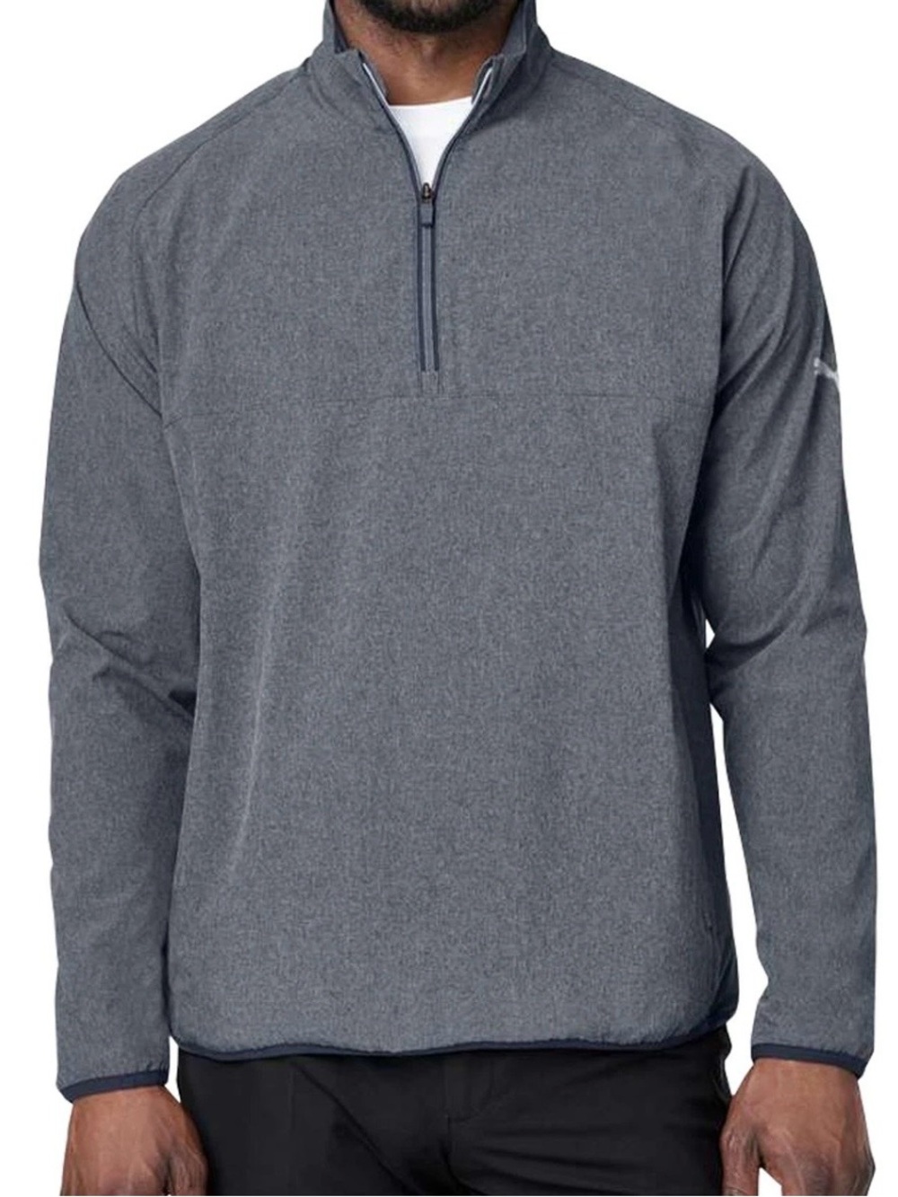 PUMA Coastal Woven 1/4 Zip Golf Pullover Jacket